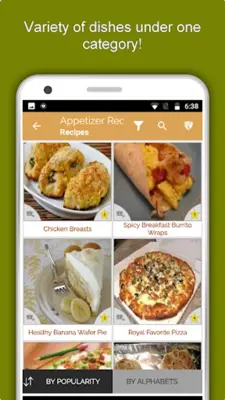 Appetizers, Snacks & Starters android App screenshot 11