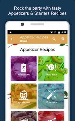 Appetizers, Snacks & Starters android App screenshot 6